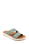 Softwalk Jenna Platform Sandal In Sage