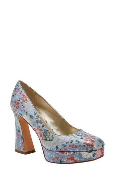 Katy Perry The Square Pump In Blue Multi