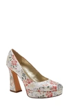 Katy Perry The Square Pump In Chalk Multi