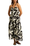 Seafolly Kleid Palm Paradise In Black