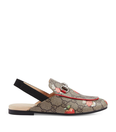 Gucci Kids X Peter Rabbit Princetown Loafers In Brown
