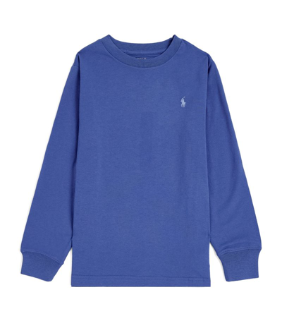 Ralph Lauren Kids' Polo Pony T-shirt (6-14 Years) In Blue