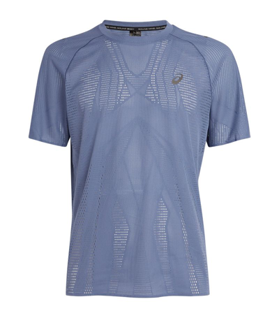 Asics Metarun T-shirt In Blue