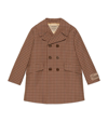 GUCCI KIDS WOOL DOUBLE-BREASTED COAT (4-12 YEARS)