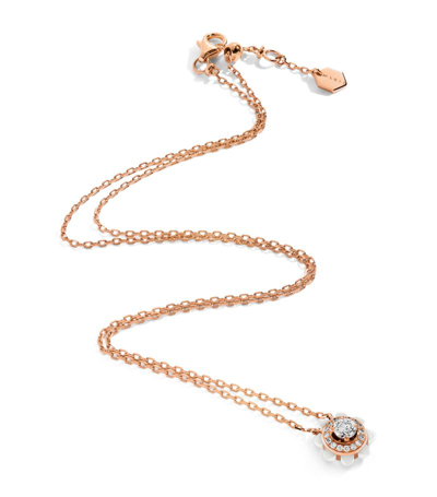 Marli New York Rose Gold And Diamond Tip-top Necklace