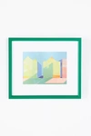 Artfully Walls Shape Of Cities Wall Art In Green