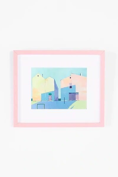 Artfully Walls Shape Of Cities Wall Art In Pink
