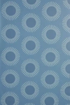 Mitchell Black Sunburst Wallpaper In Blue