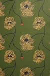 Mitchell Black Flourish Wallpaper In Green