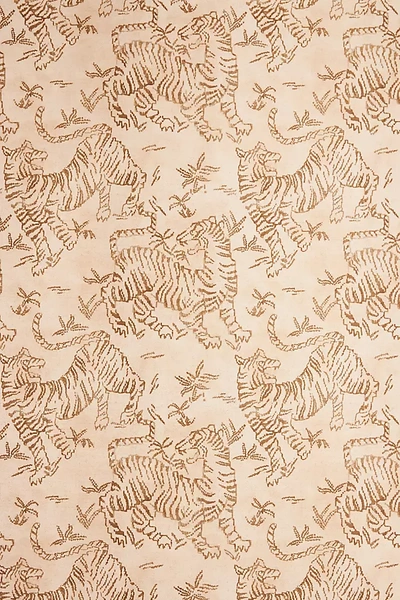York Wallcoverings Christiane Lemieux Orly Tigers Wallpaper