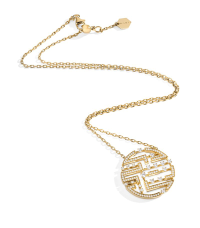 Marli New York Yellow Gold And Diamond Avenues Necklace