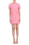 Eliza J Braid Detail Tweed Dress In Pink
