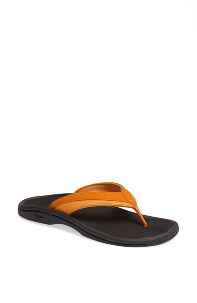 Olukai Ohana Flip Flop In Orange