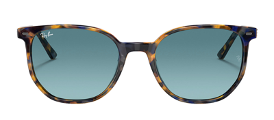 Ray Ban Rb2197 13563m Square Sunglasses In Blue