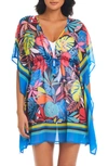 BLEU BY ROD BEATTIE COLOR FIELD COVER-UP DRESS