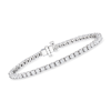 Ross-simons Lab-grown Diamond Tennis Bracelet In Sterling Silver In Silver