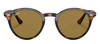 RAY BAN RB2180 710/73 OVERSIZED ROUND SUNGLASSES