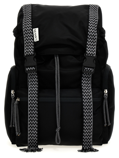 Lanvin Curb Backpacks Black