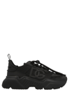 Dolce & Gabbana Logo Print Leather Lace-up Sneakers