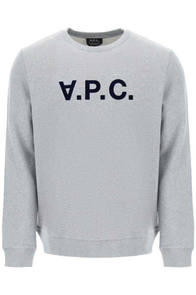 A.P.C. A.P.C. FLOCK V.P.C. LOGO SWEATSHIRT