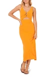 L*space Camille Cover-up Dress In Orange