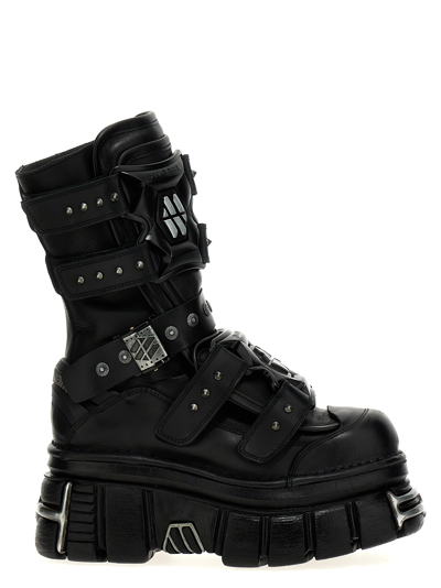 Vetements Gamer Boots, Ankle Boots Black
