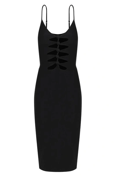Vix Swimwear Firenze Seraphine Cover-up Dress In Black