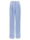 The Andamane Ide-leg Cady Pants With Darts