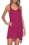 Becca It's A Breeze Twist Back Cover-up Dress In Wine