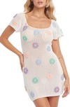 CAPITTANA DAISY COVER-UP MINIDRESS