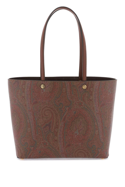 Etro Essential Tote Bag In Brown,red