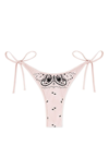 Palm Angels Paisley-print Bikini Bottoms In Pink
