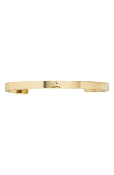 Baublebar Initial Cuff Bracelet In Gold A