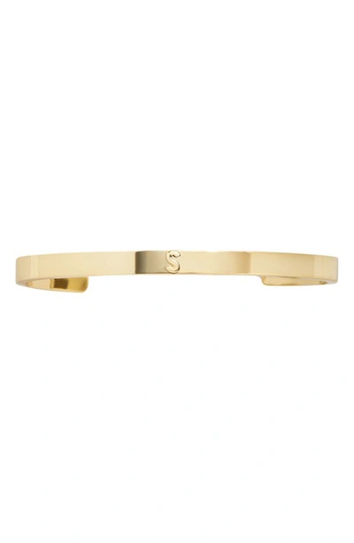 Baublebar Initial Cuff Bracelet In Gold S