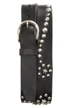 OUR LEGACY STAR FALL LEATHER BELT