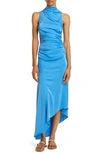 A.l.c Iggy Sleeveless Asymmetric Dress In Ibiza