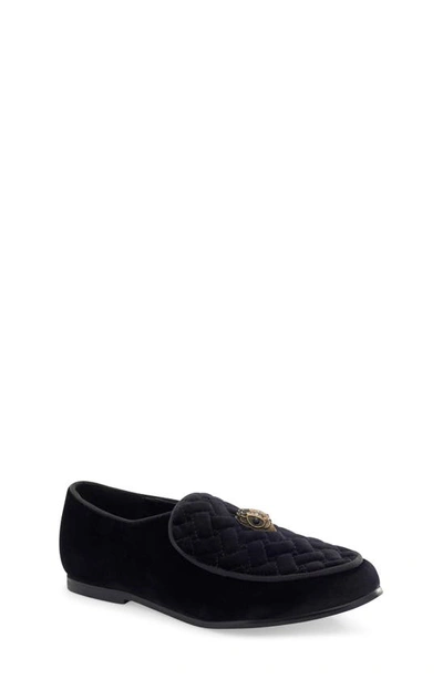 Kurt Geiger London Kids' Hugh Eagle Drench Slipper In Black