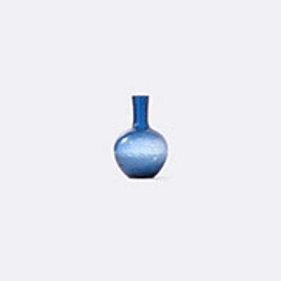 Polspotten Ball Body Glass Vase (32cm) In Dark Blue