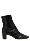 By Far Sofia 65mm Leather Ankle Boots