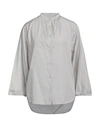 ASPESI ASPESI WOMAN SHIRT LIGHT GREY SIZE XS COTTON