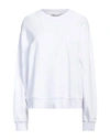 Trussardi Woman Sweatshirt White Size L Cotton, Elastane
