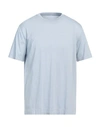 Fedeli Man T-shirt Sky Blue Size 50 Organic Cotton
