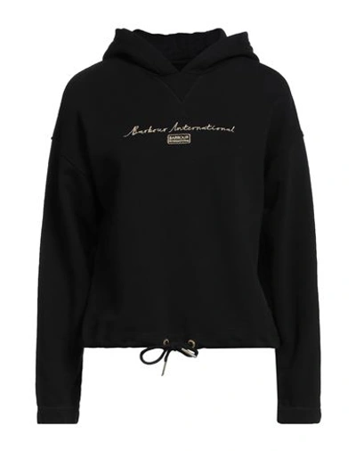 Barbour Woman Sweatshirt Black Size 6 Cotton