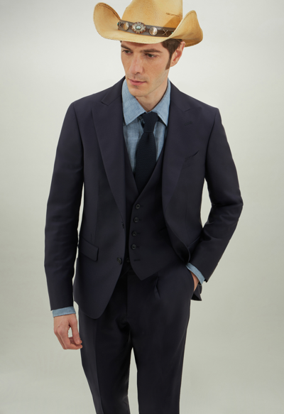 Boglioli B-line Suit In Blue