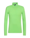 Vtmnts Man T-shirt Acid Green Size S Polyamide, Elastane