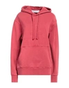 Jw Anderson Woman Sweatshirt Red Size S Cotton, Elastane