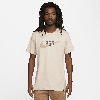 Nike Cream Paris Saint-germain Swoosh T-shirt In Brown