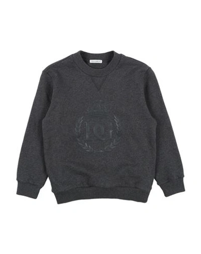 Dolce & Gabbana Babies'  Toddler Boy Sweatshirt Lead Size 7 Cotton, Elastane In Grey
