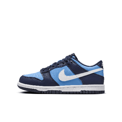 Nike Dunk Low Big Kids' Shoes In Blue