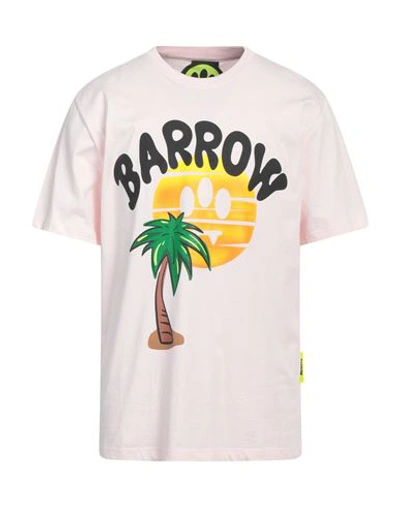 Barrow Man T-shirt Light Pink Size Xl Cotton